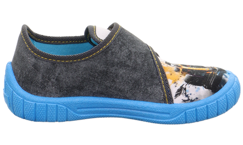 SUPERFIT Hausschuh BILL 271-208 - blau / Rennwagen