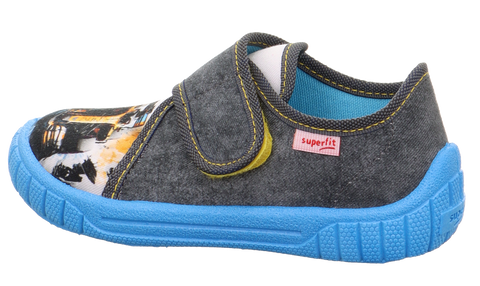 SUPERFIT Hausschuh BILL 271-208 - blau / Rennwagen