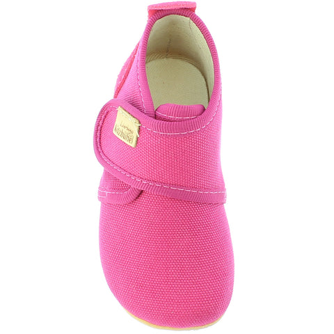 Luxurious fuchsia LIVING KITZBÜHEL Hausschuh 1910/368 made of soft wool