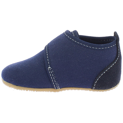 Comfortable LIVING KITZBÜHEL Hausschuh 1910/570 - marine indoor slipper for men