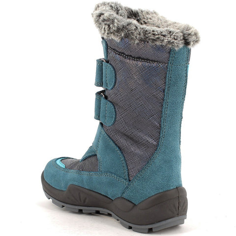 Close up of PRIMIGI GORE-TEX Stiefel WINGER 48830-33 - petrol design and sole