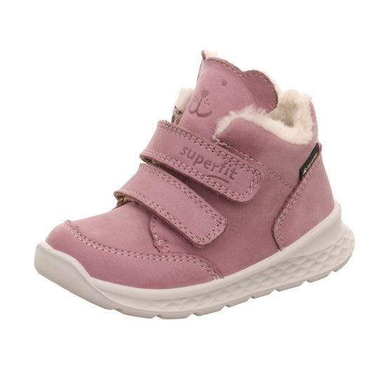 Women's SUPERFIT GORE-TEX Halbschuh BREEZE 372-851 in altrosa, a stylish and durable outdoor shoe for all-weather activities