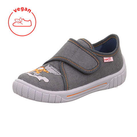 Comfortable and stylish SUPERFIT Hausschuh BILL 278-205 in grey with cool digger design