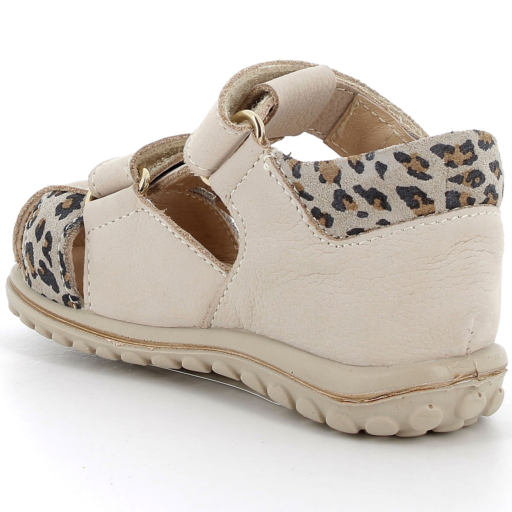 PRIMIGI Halbsandale BABY SWEET 58626-33 - beige / gold, comfortable and stylish baby sandals with a beige and gold color scheme