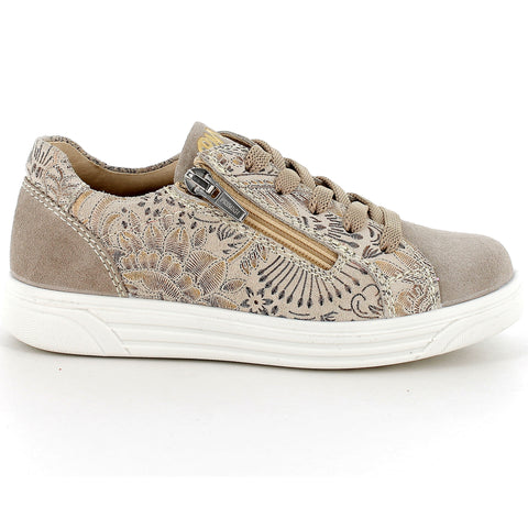 PRIMIGI Halbschuh HULA 58736-00 - beige / gold - Kids' stylish and durable beige and gold half shoe with comfortable fit and trendy design