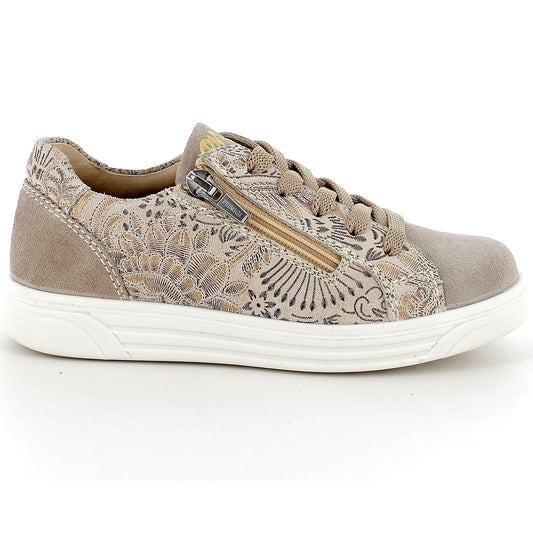 PRIMIGI Halbschuh HULA 58736-00 - beige / gold - Kids' stylish and durable beige and gold half shoe with comfortable fit and trendy design