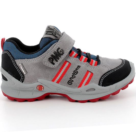 PRIMIGI GORE-TEX Halbschuh FOXY 58795-11 in grau, rot und blau für Kinder 