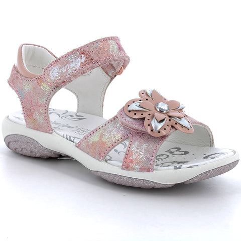 PRIMIGI Sandale BREEZE 58855-66 - rosa / Blume - A comfortable and stylish pink sandal with a floral design for girls