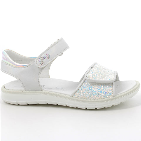 PRIMIGI Sandale ALANIS 58873-66 in weiß mit perlmuttfarbenem Glitzer