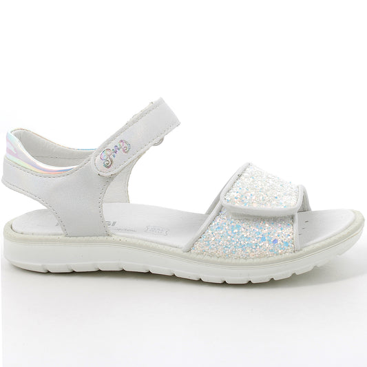 PRIMIGI Sandale ALANIS 58873-66 in weiß mit perlmuttfarbenem Glitzer