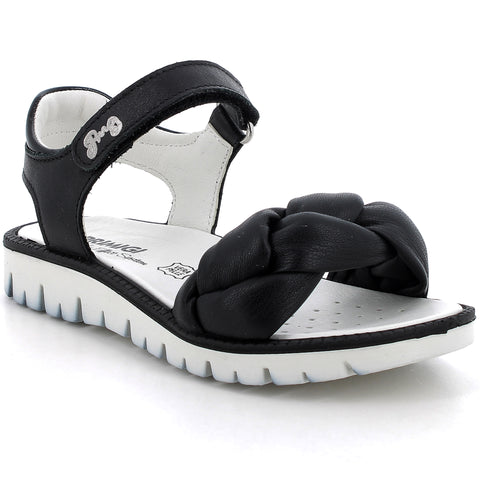 PRIMIGI Sandale AXEL 58903-00 - schwarz: Comfortable black sandals for kids with adjustable straps and durable soles