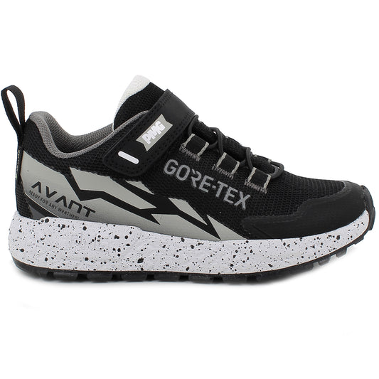 PRIMIGI GORE-TEX Halbschuh B&G STORM 59285-11 in schwarz und grau für Jungen mit rutschfester Sohle und wasserdichtem Material