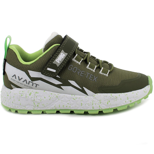 PRIMIGI GORE-TEX Halbschuh B&G STORM 59285-33 in oliv and neongrün 