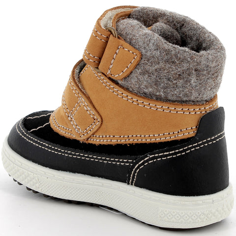 High-quality curry and dark brown PRIMIGI GORE-TEX Knöchelschuh BARTH 68524-00