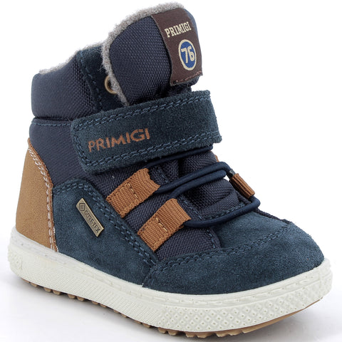  Stylish and durable PRIMIGI GORE-TEX Knöchelschuh in navy and brown 