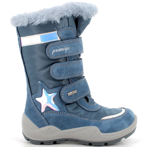 PRIMIGI GORE-TEX Stiefel WINGER 68784-22 in himmelblau with glitzer and Stern 
