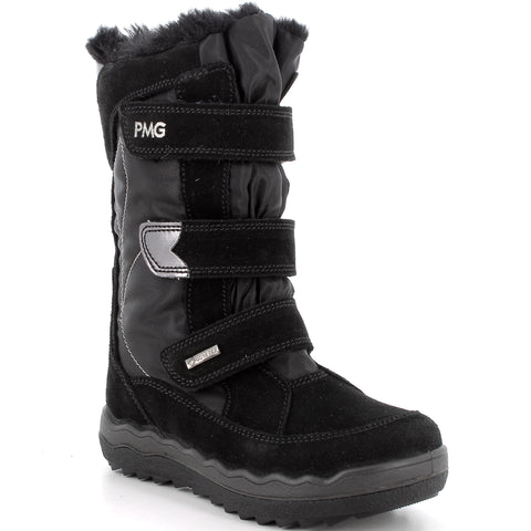 PRIMIGI GORE-TEX Stiefel FROZEN 68805-00 - schwarz are black, waterproof boots with the Frozen theme, perfect for kids