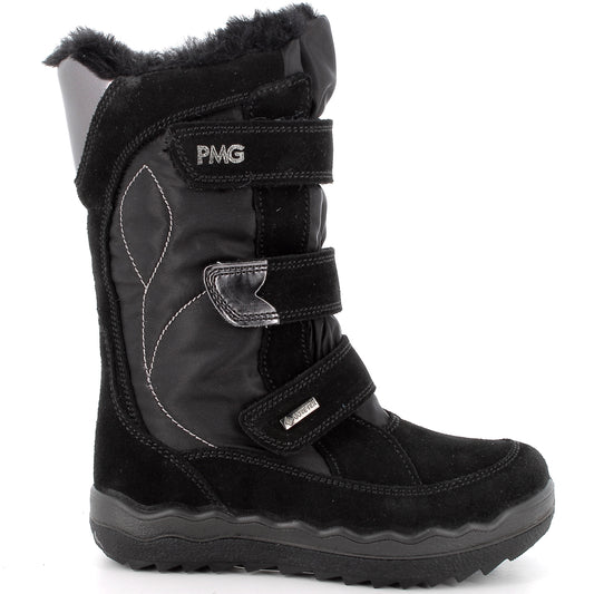 PRIMIGI GORE-TEX Stiefel FROZEN 68805-00 - schwarz: Waterproof and durable black boots for kids, featuring the popular Frozen theme