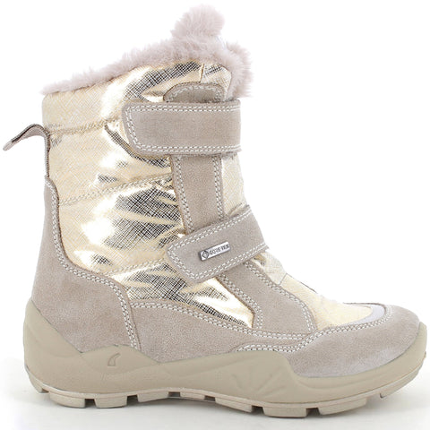 PRIMIGI GORE-TEX Stiefel FEDRA 68825-22 - gold / beige girls' boots with waterproof GORE-TEX lining and stylish gold and beige design