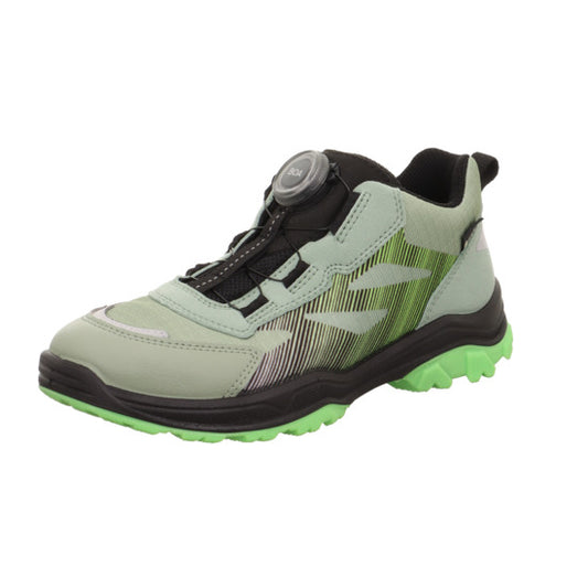 SUPERFIT GORE-TEX BOA Halbschuh JUPITER 077-750 in hellgrün und schwarz, wasserdicht und strapazierfähig
