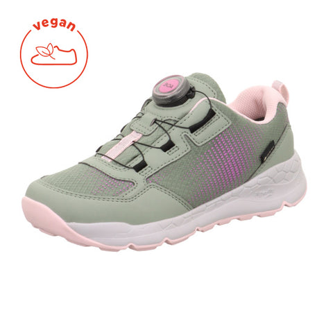 Leichter und atmungsaktiver SUPERFIT GORE-TEX BOA Halbschuh für Damen in hellgrün und pink, perfekt für Free Ride 569-750