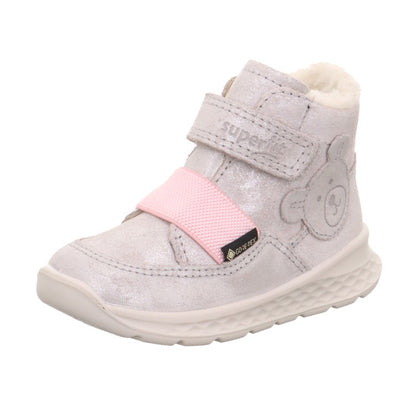  Mädchen-Schuh mit Gore-Tex-Membran und silbernem Glitzerdesign 