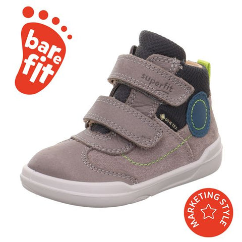 Knöchelschuh Superfit Barfußschuh Superfree 544-201 in Grau und Blau