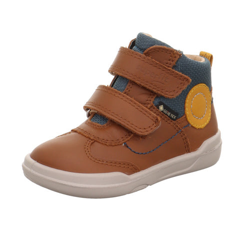 Barfußschuh SUPERFIT Knöchelschuh SUPERFREE 544-30 in braun/blau, bequemer und flexibler Schuh