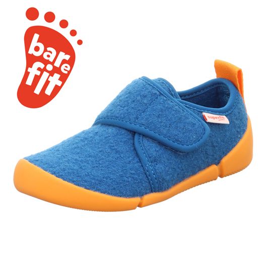 SUPERFIT Hausschuh VENTI 6701-80 in marineblau und orange mit bequemer Passform