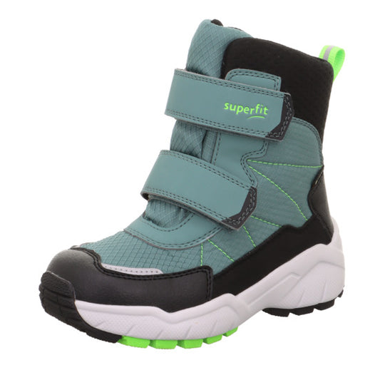 SUPERFIT GORE-TEX Stiefel Culusuk 9174/702 in Minzgrün und Schwarz mit wasserdichter Gore-Tex Membran für optimalen Nässeschutz