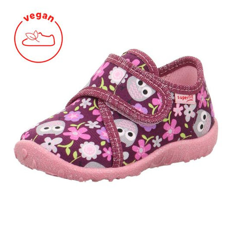 SUPERFIT Hausschuh SPOTTY 9246-502 - beere / Blumen 