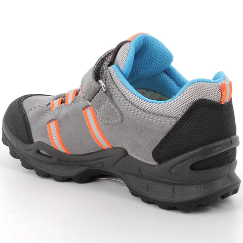 Hochwertiger Halbschuh FOXY 78830-22 von PRIMIGI in grau/orange/himmelblau
