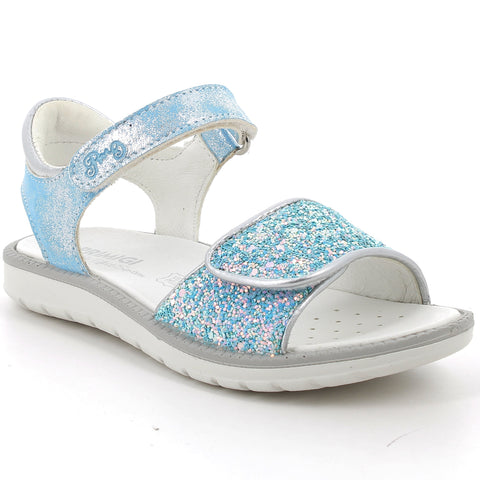 Bequeme Sandale ALANIS 78877-77 in eisblau mit Klettverschluss