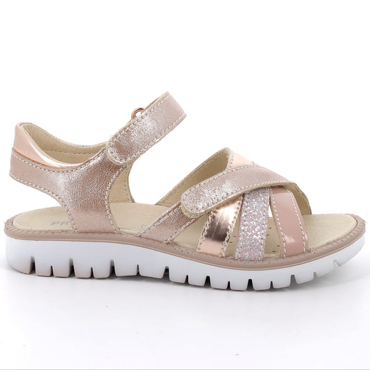 PRIMIGI Sandale AXEL 78910-44 - roségold Sandale mit glänzenden roségoldenen Riemen und bequemer Passform für Kinder 