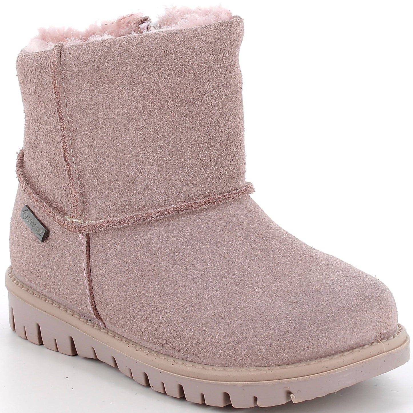 Leichte und flexible rosa GORE-TEX Babyschuhe von PRIMIGI mit verstärktem Zehenbereich und rutschfestem Profil