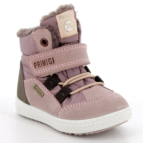 Bequemer PRIMIGI GORE-TEX Knöchelschuh BARTH 88567-33 für Kinder in altrosa und taupe Material
