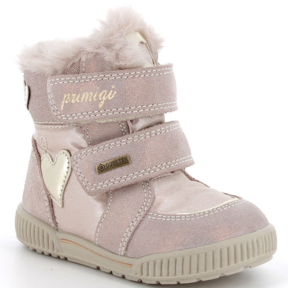PRIMIGI GORE-TEX Knöchelschuh RIDE 88613-11 in nude mit Glitzerelementen für stilvolle Kinderfüße