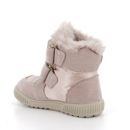 Robuster Primigi Knöchelschuh RIDE 88613-11, ausgestattet mit GORE-TEX-Technologie, in Nude mit funkelnden Glitzerelementen für modebewusste Kinder