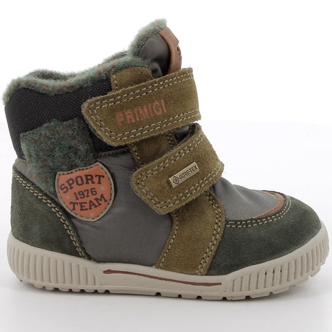 PRIMIGI GORE-TEX Knöchelschuh RIDE 88614-00 in oliv, tanne und braun mit wasserdichter GORE-TEX-Membran