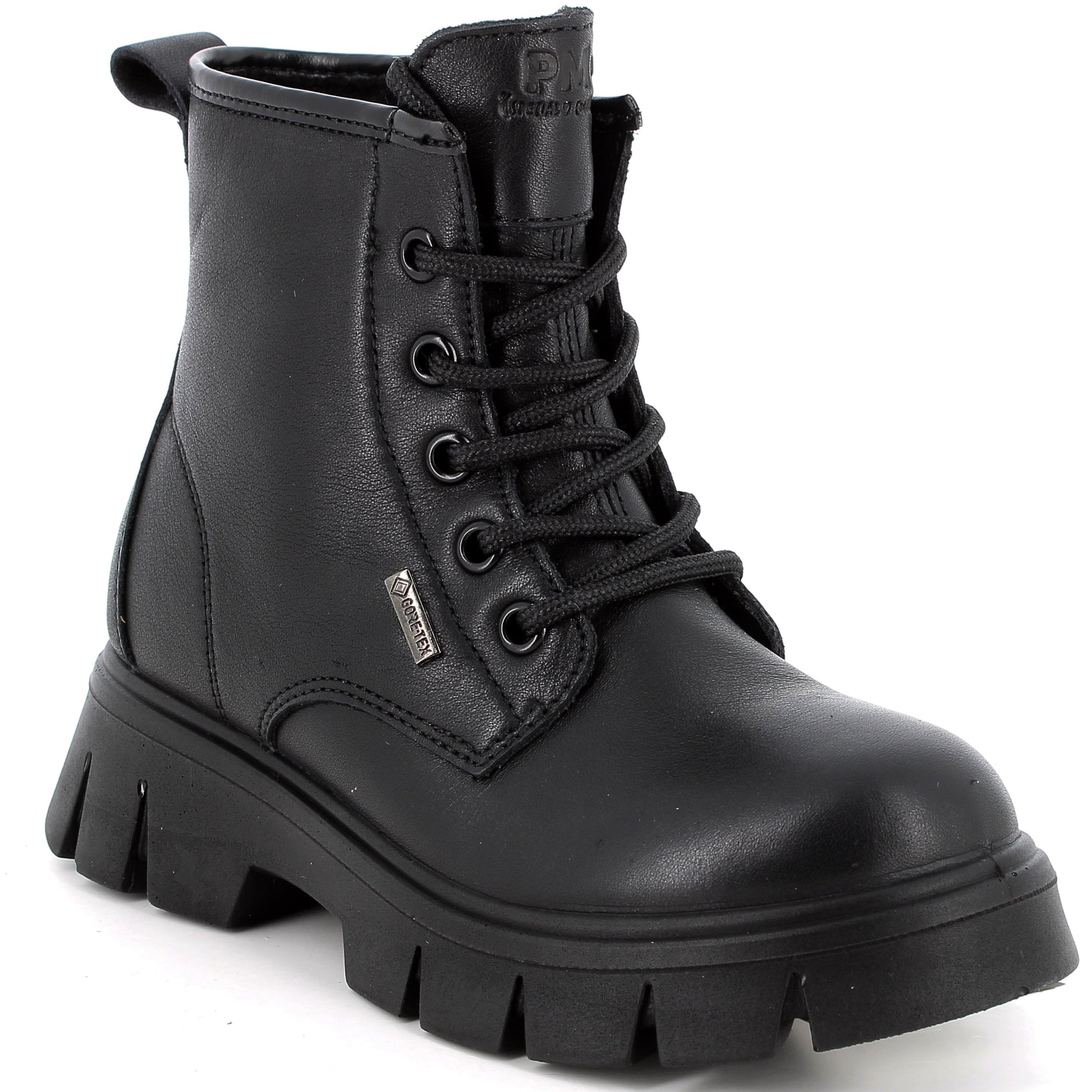 Robuste schwarze PRIMIGI RANDY GORE-TEX Schnürstiefel für optimalen Wetterschutz