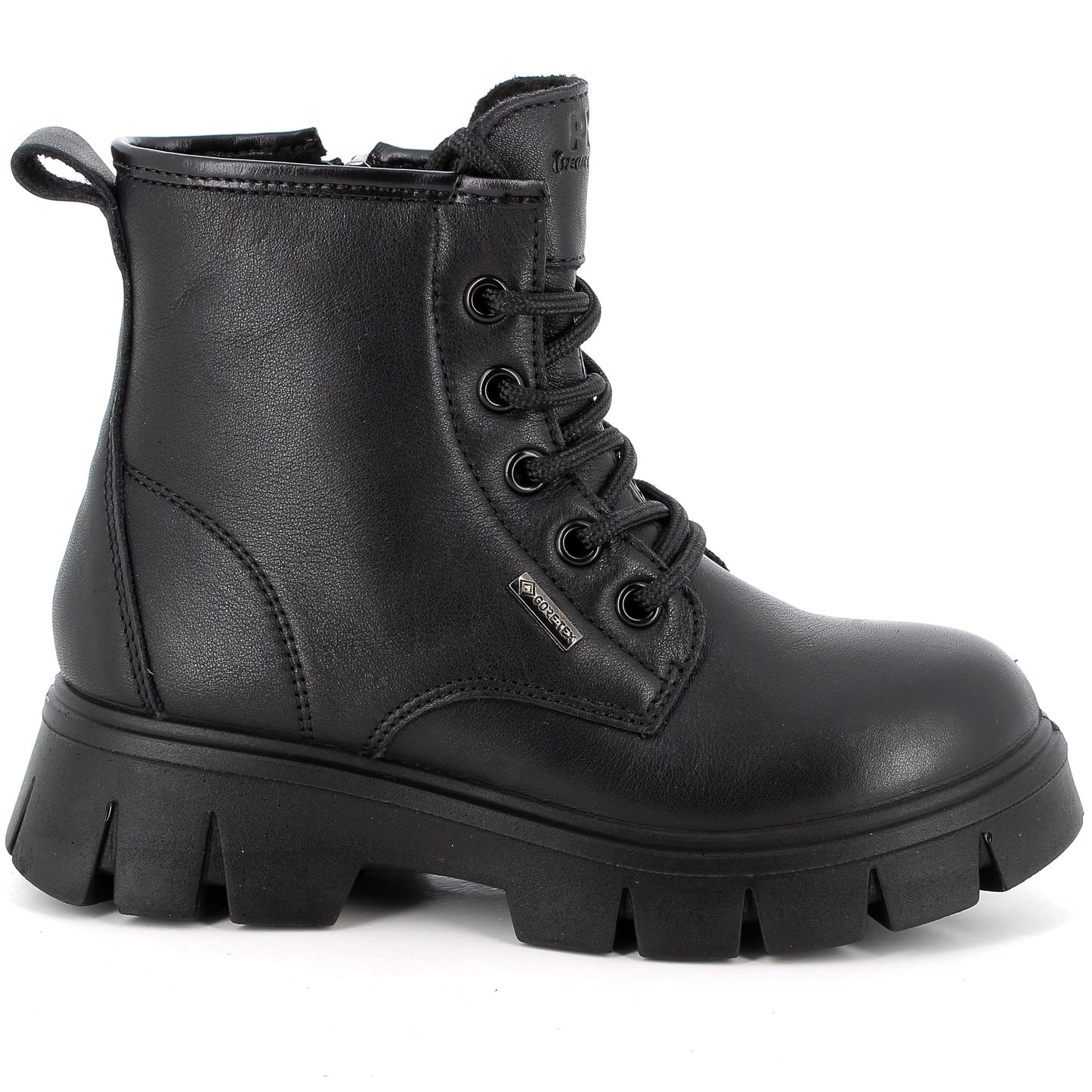 Schwarz GORE-TEX Schnürstiefel von PRIMIGI mit wasserdichter Membran