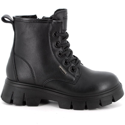 Schwarz GORE-TEX Schnürstiefel von PRIMIGI mit wasserdichter Membran