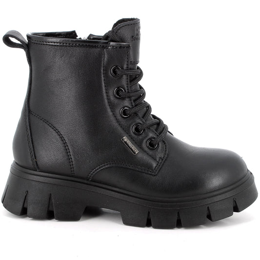 Schwarz GORE-TEX Schnürstiefel von PRIMIGI mit wasserdichter Membran