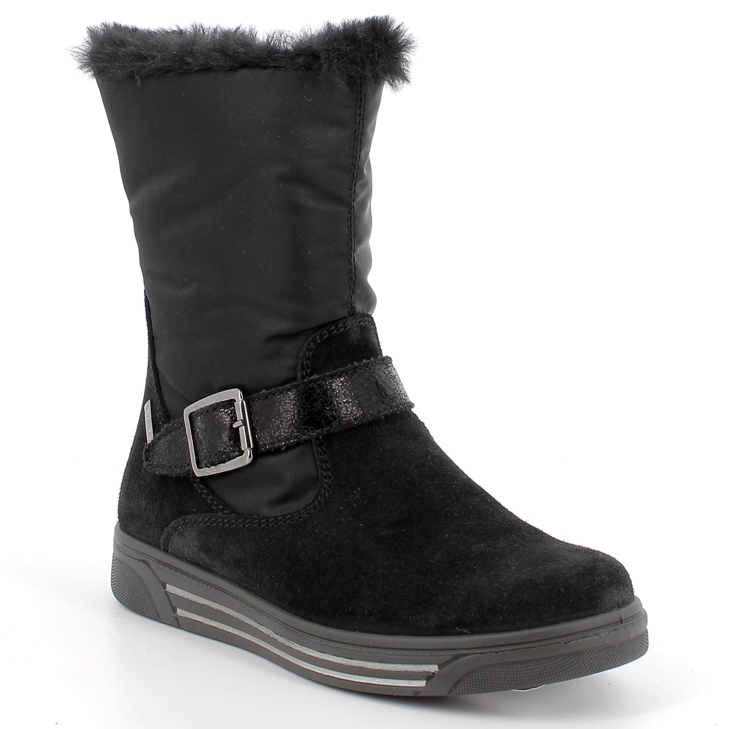 Schwarze Primigi GORE-TEX Stiefel HULA 88732-11 mit Schnalle für optimalen Wetterschutz