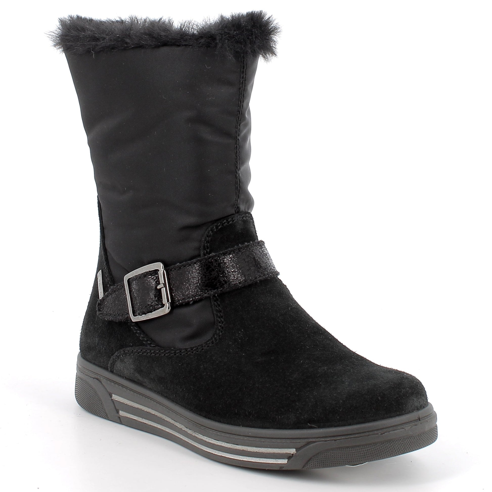 Schwarze Primigi GORE-TEX Stiefel HULA 88732-11 mit Schnalle für optimalen Wetterschutz