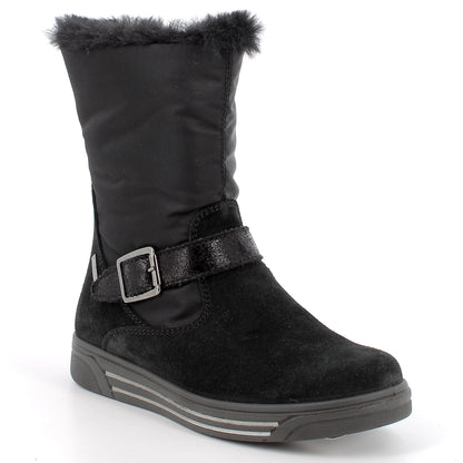 Schwarze Primigi GORE-TEX Stiefel HULA 88732-11 mit Schnalle für optimalen Wetterschutz