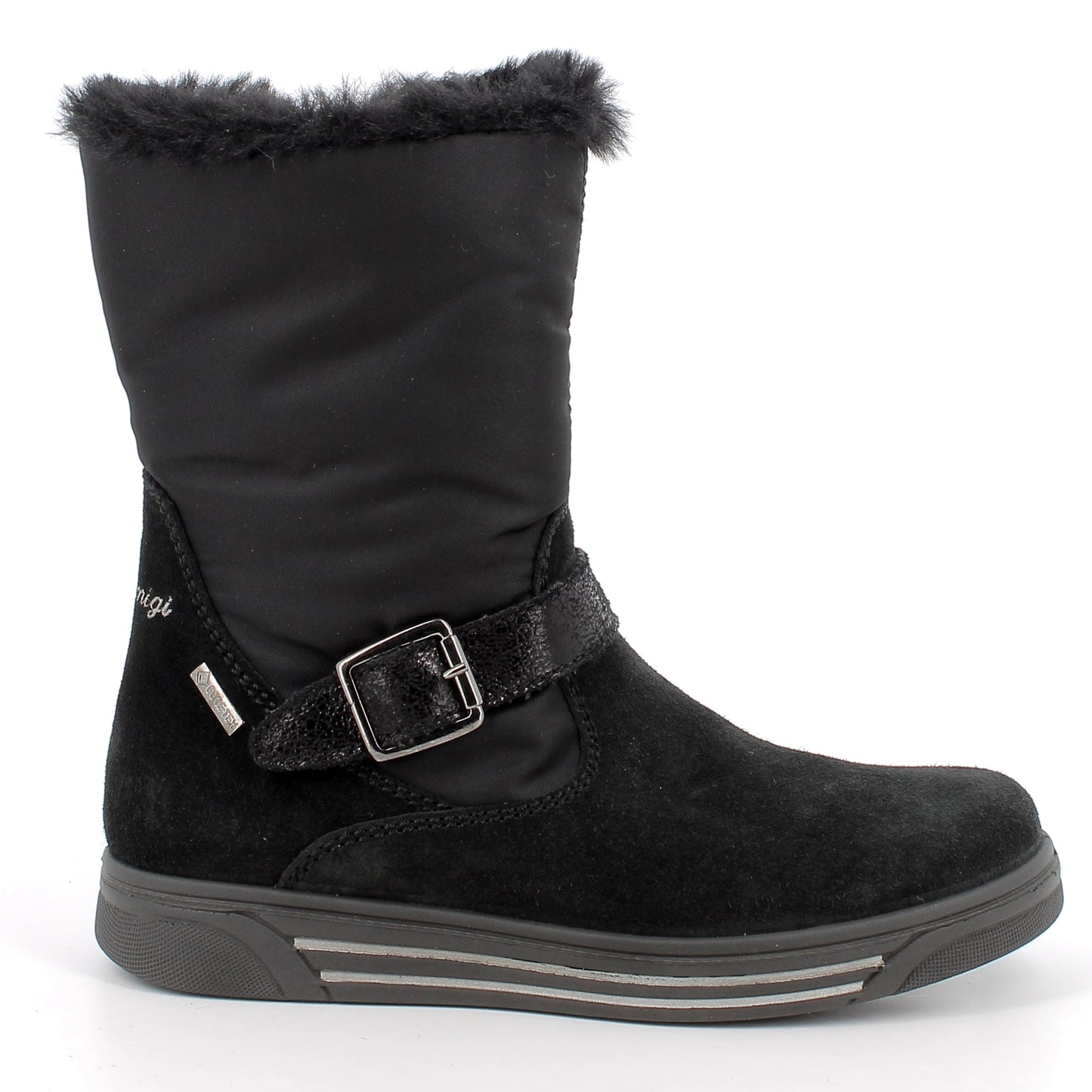 Primigi GORE-TEX Stiefel HULA 88732-11 in schwarz mit Schnalle und wasserdichter GORE-TEX-Membran