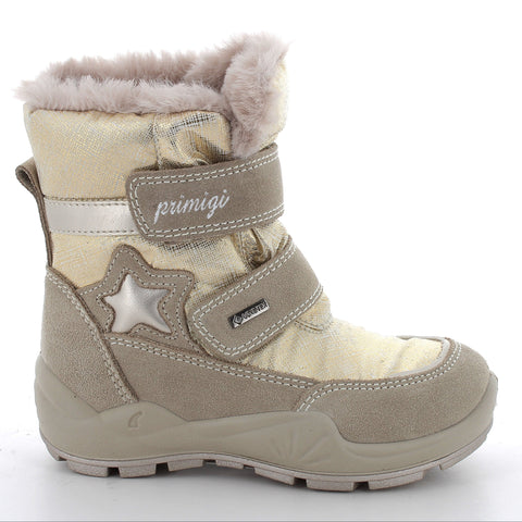 Bequeme Primigi GORE-TEX Stiefel WINGER 88815-11 in Gold und Beige für regenfesten Komfort