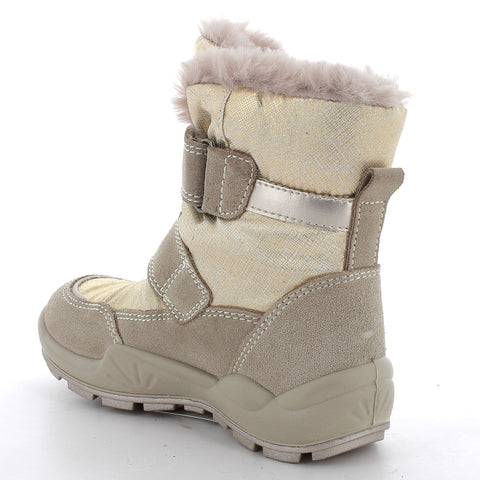 Hochwertige Primigi GORE-TEX WINGER 88815-11 Stiefel in Gold und Beige mit atmungsaktiver Gore-Tex-Membran
