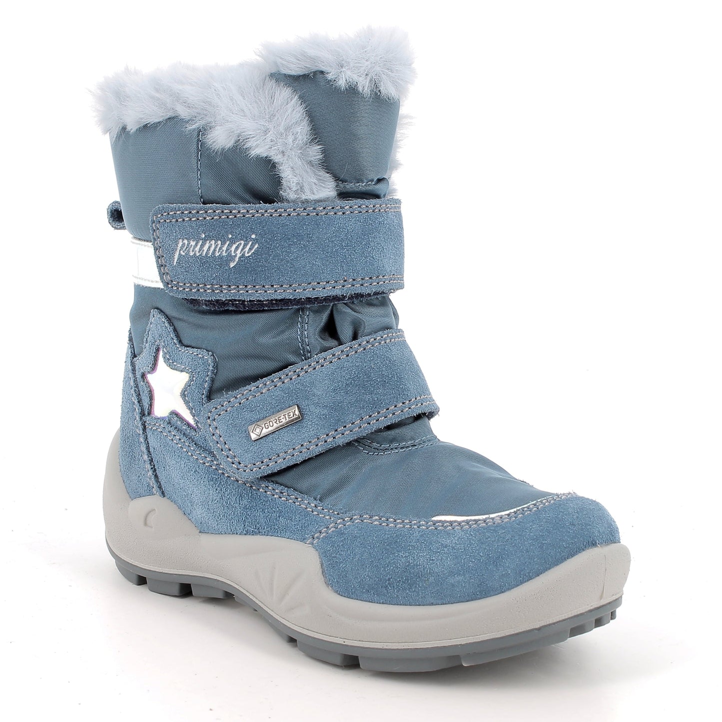 Primigi GORE-TEX Stiefel WINGER 88815-22 in eisblau mit Sternmuster für Kinder